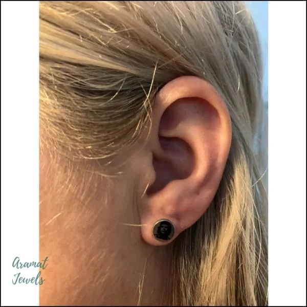 Che Guevara Oorstekers 8mm &acirc;&euro;&ldquo; Stalen Ronde Oorbellen -