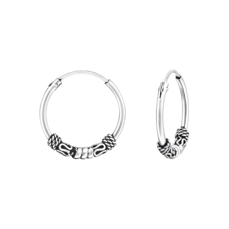 Dunne Bali Oorringen 16mm - Boho Cadeau -