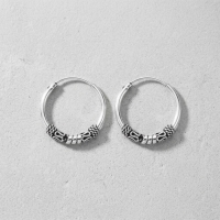Dunne Bali Oorringen 16mm - Boho Cadeau -