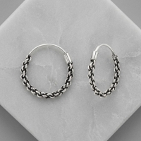 Smalle Bali Oorringen 16mm - Etnisch en Stijlvol -