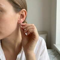 Stijlvolle Smalle Bali Oorringen 16mm -