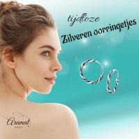 Tijdloze Bali Hoepeloorringen 16mm -