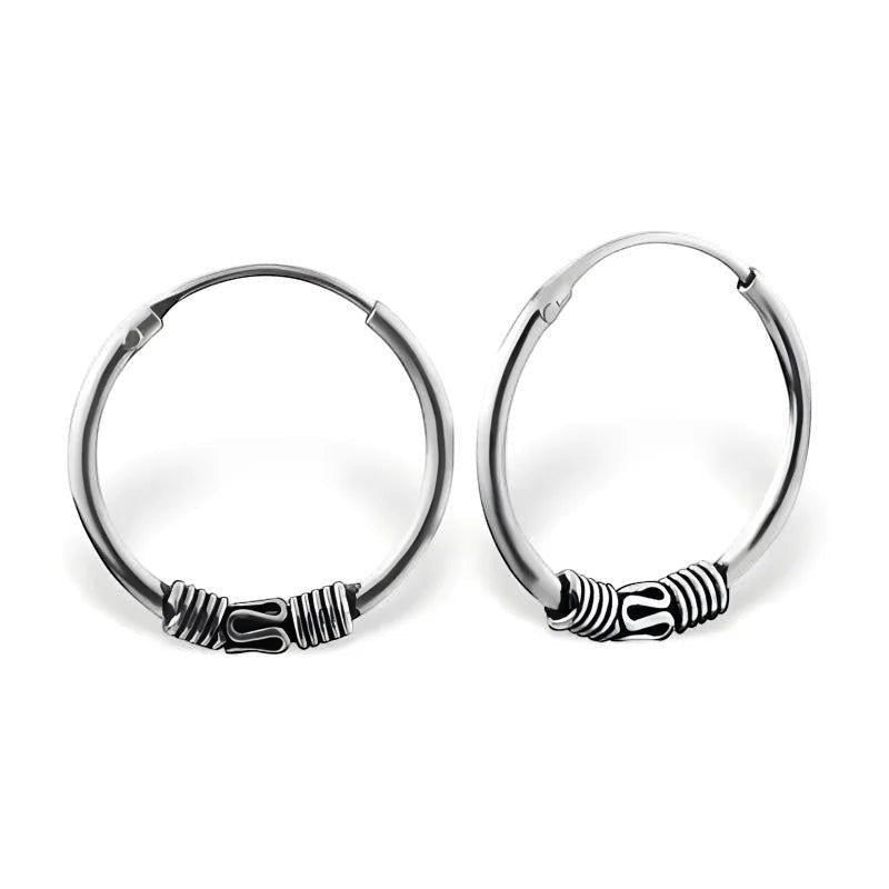 Zilveren Bali Hoops 16mm &acirc;&euro;&ldquo; Unisex Favoriet -