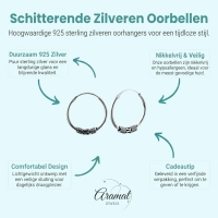 Zilveren Bali Hoops 16mm &acirc;&euro;&ldquo; Unisex Favoriet -