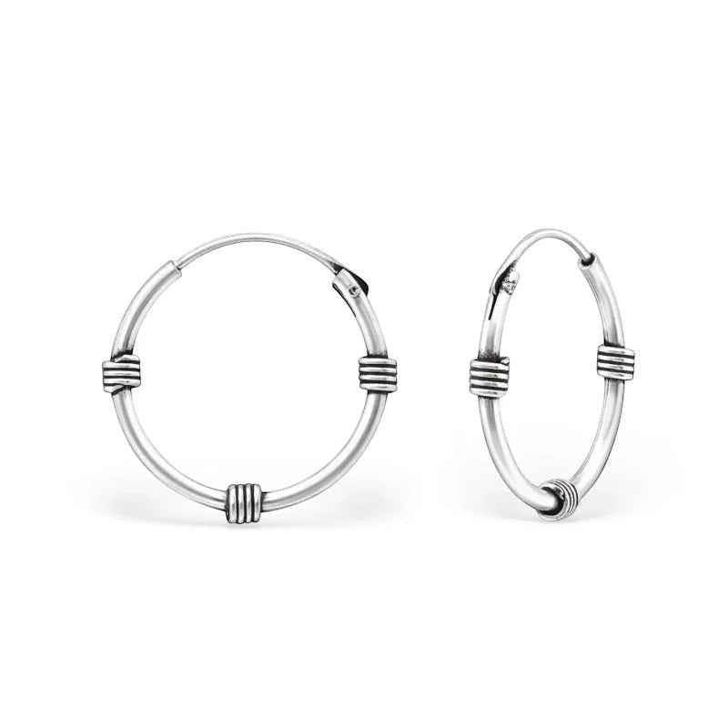 Unisex Bali Oorringen 16mm - Stijlvol Cadeau -