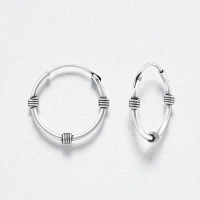 Unisex Bali Oorringen 16mm - Stijlvol Cadeau -