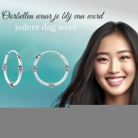 Unisex Bali Oorringen 16mm - Stijlvol Cadeau -