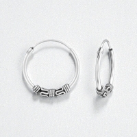 Trendy Unisex Bali Oorringen 16mm -