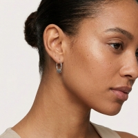 Etnische Zilveren Bali Oorringen 18mm -