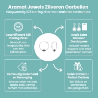Etnische Zilveren Bali Oorringen 18mm -