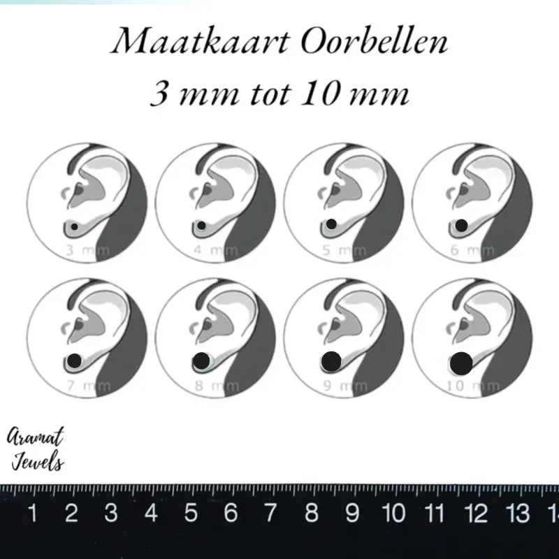 Zilveren Lama Oorbellen - Wit Emaille -