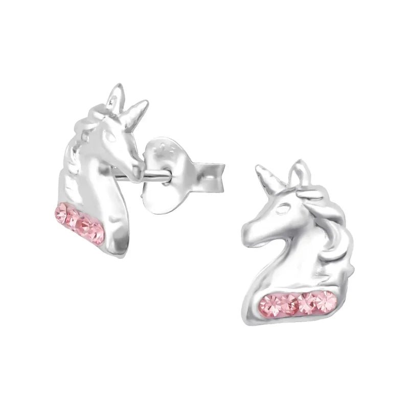 Unieke Zilveren Unicorn Oorbellen - Tijdloos & Elegant -