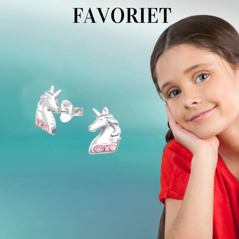 Unieke Zilveren Unicorn Oorbellen - Tijdloos & Elegant -