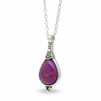 Bohemien Ketting met Druppelvormige Hanger - Dames