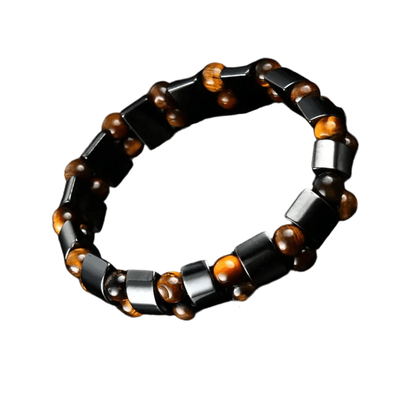Verstelbare Tijgeroog Armband In Natuursteen - Unisex