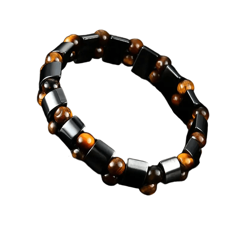 Verstelbare Tijgeroog Armband In Natuursteen - Unisex