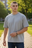 Verstelbare Zwarte Steen Armband Met Howliet - Unisex
