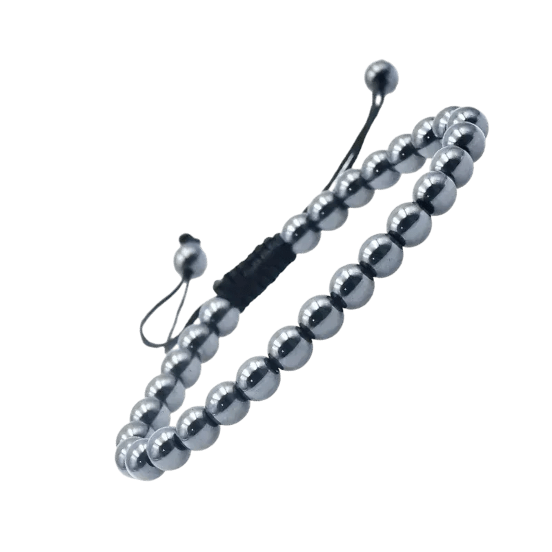 Verstelbaar Hematiet Armband natuursteen