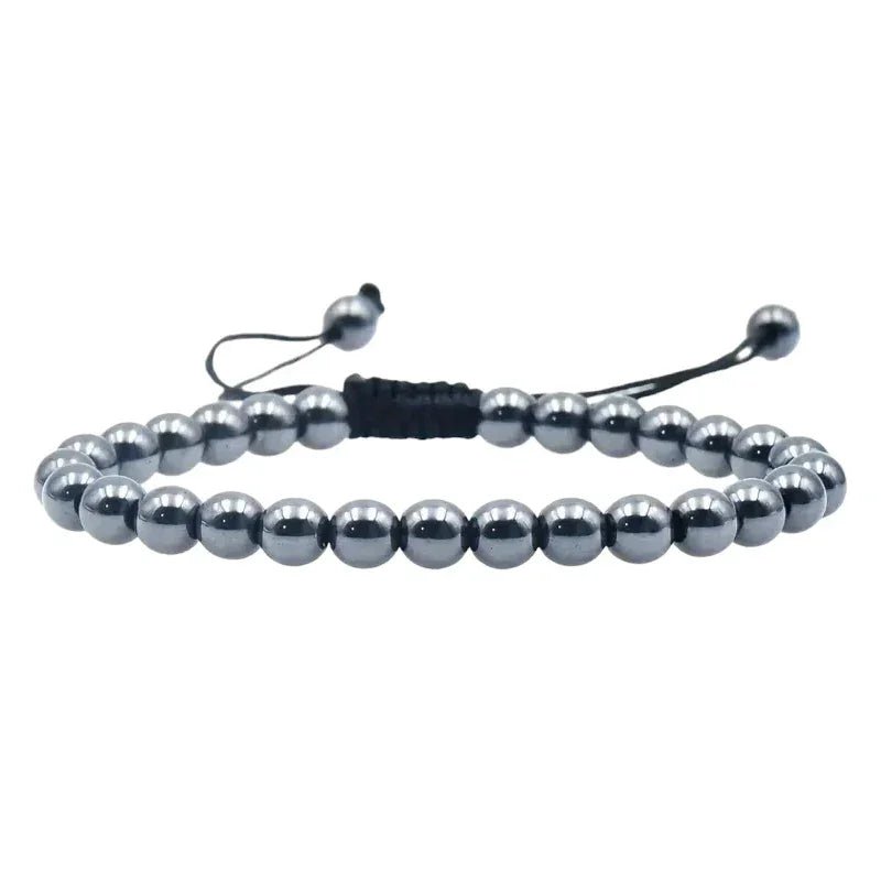 Verstelbaar Hematiet Armband natuursteen