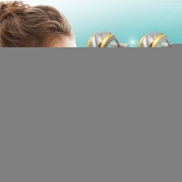 Huggies &acirc;&euro;&ldquo; Bicolor RVS Gediamanteerd Design (Goudkleur & Zilverkleur) -