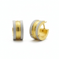 Huggies &acirc;&euro;&ldquo; Bicolor RVS Mat Zilver/Goud -