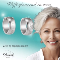 Greek Key Hoop Earrings -