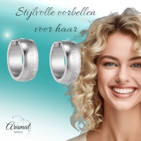 Greek Key Hoop Earrings -