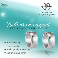 Greek Key Hoop Earrings -