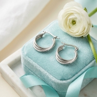 Stalen Oorringen met Triple Hoop Design (16 mm) - 16mm -