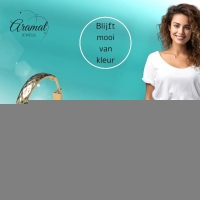 Goudkleurige RVS Hoepeloorbellen met Geruit Motief - 35 mm - 35mm -