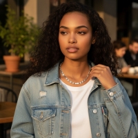 Zilverkleurige Marine Schakel Ketting - Zilverkleur - Heren