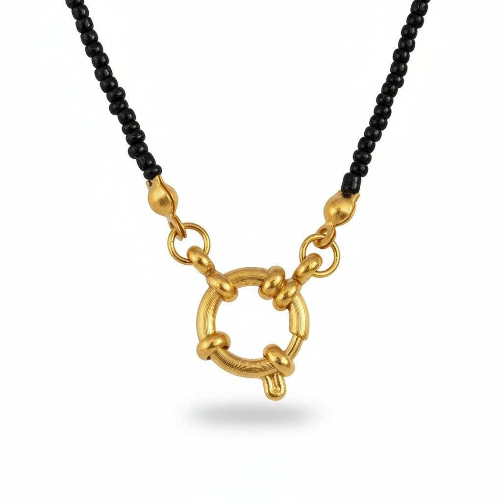 Goudkleurige Stainless Steel Bedelketting - Goudkleur - Dames