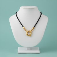 Goudkleurige Stainless Steel Bedelketting - Goudkleur - Dames