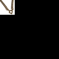 Stalen Bedelketting Gourmetschakel 7mm - Unieke Goudkleur - 40cm - Heren