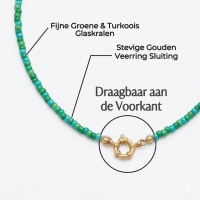 Dames Kralen Bedelketting - Unisex