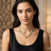 Dames Kralen Bedelketting - Unisex