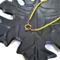 Gele Rocailles Kralenketting bedels - Goudkleur - Unisex