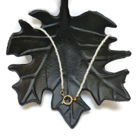 Kralen Bedelketting Met Witte Rocailles Mix en Match - Goudkleur - Unisex
