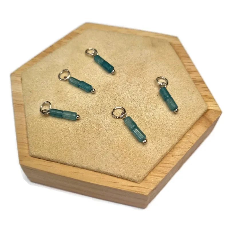 Kubus Crystal Wit Oorbellen DIY - Goudkleur - Unisex