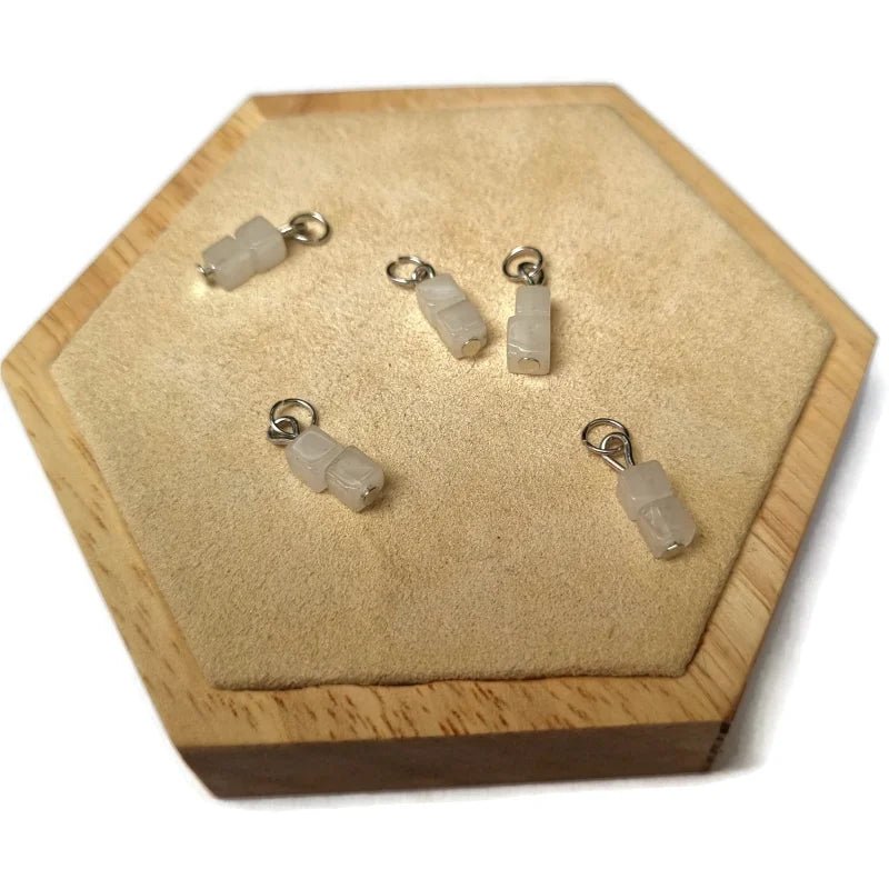 Kubus Crystal Wit Bedels DIY - Goudkleur - Unisex