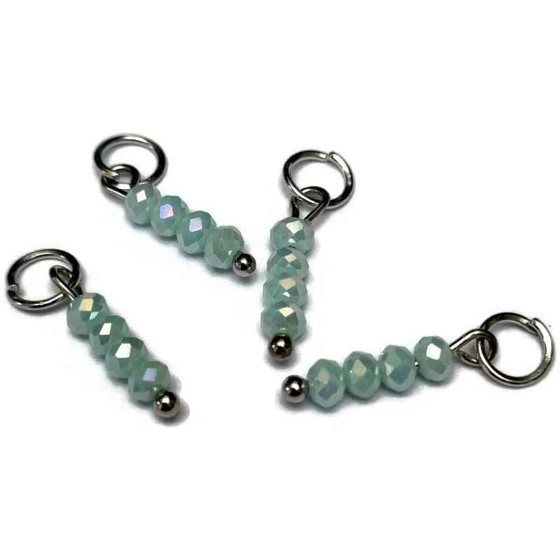 Kralen Bedeltje Paled Turquoise - Goudkleur - Unisex