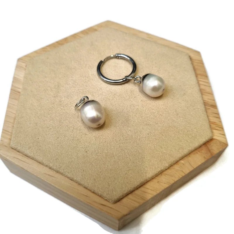 Prachtige Parel Oorbedels - Goud & Zilver Opties - Goudkleur - Unisex
