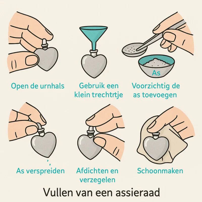 Stalen Asbedel Hart met Inscriptie Dad voor Armband of Ketting 12mm - Heren