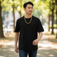 Stalen Fantasie Ketting met Grieks Motief - Goudkleur - Heren