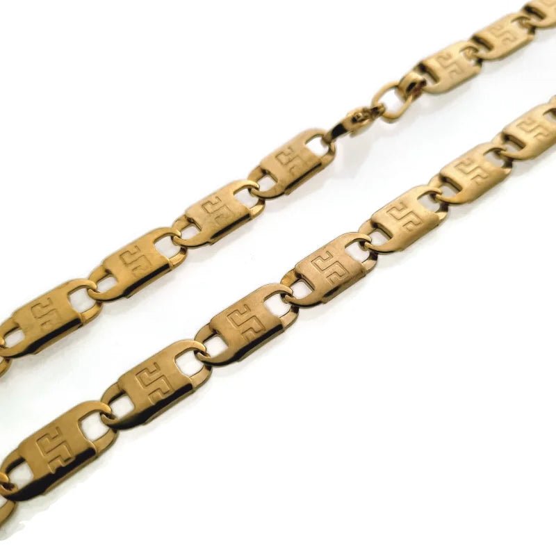 Stalen Marine Schakelketting - Zilverkleur - Heren