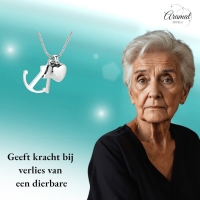 Ashanger Geloof Hoop en Liefde - Zilverkleurig RVS - Heren