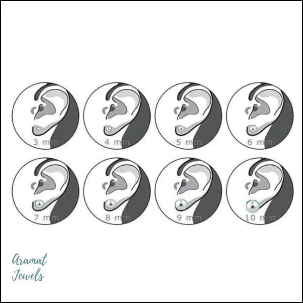 925 Zilveren Vlinder Oorbellen 8mm Kinderen - Vlindertjes Oorstekers - Zwart-10x8mm - Unisex
