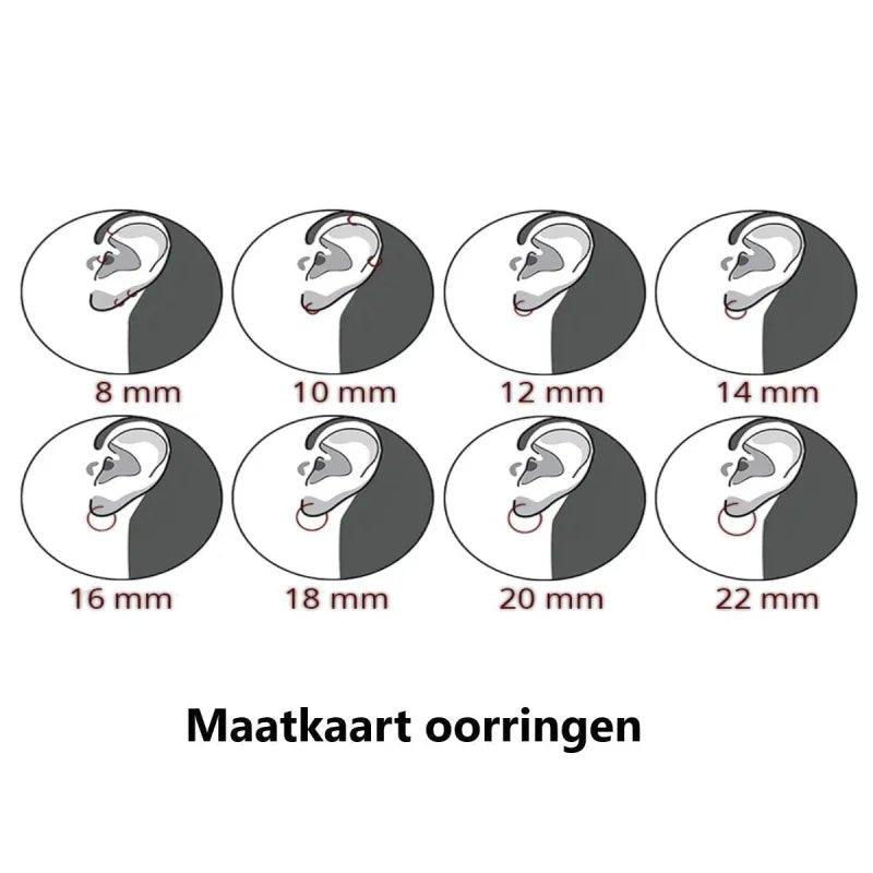 Bohomien Goudkleurige Oorringen Set -