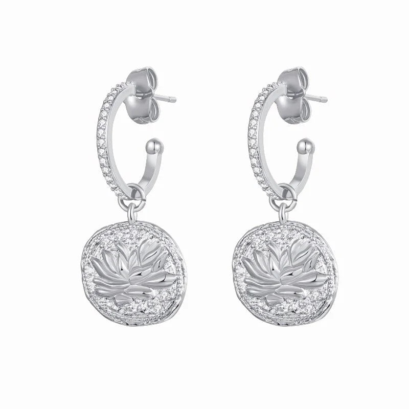 Boho Chic Oorbellen - Verzilverd -