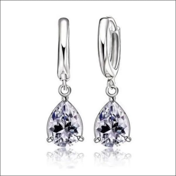 925 Zilveren Oorringen - Elegante Hoepels - Rond/Zirkonia/12mm -